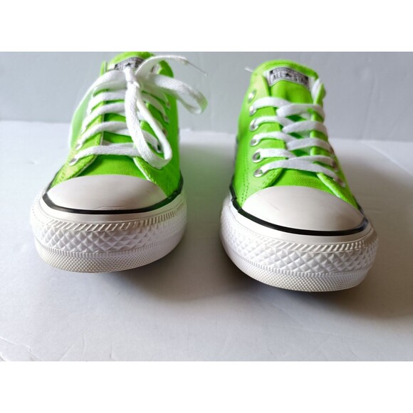 Converse All Star Shoes Women’s 7 Men's 5 Green Low Top - Picture 3 of 10
